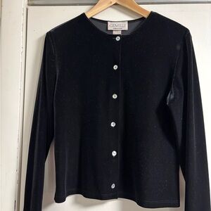 Gemilli Black Women's Cardigan Sweater